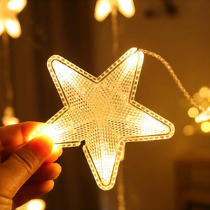 Cascada de Estrellas - Luces LED Navidad (3 Metros) (PAGO CONTRAENTREGA 🚚)