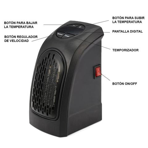 (REMATE) Calefactor Eléctrico de Bajo Consumo (PAGO CONTRA ENTREGA)